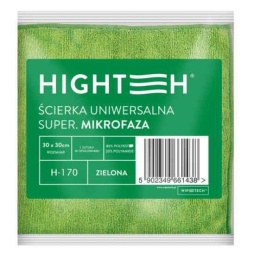 Highteh Ścierka Uniwersalna Mikrofaza MH-170B Zielona 30x30cm...