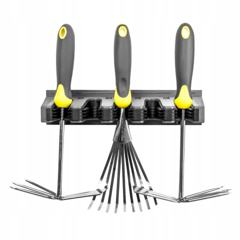 Wieszak Mały MULTI HOLDER Na Narzędzia Miotły Szary Kamienny..