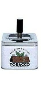 Metalowa Popielniczka Automat 9x9x12cm Wz 4 Kwadratowa F..