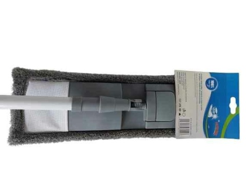 Mop Duo Mikro Szary Z Drążkiem Teleskopowym F..