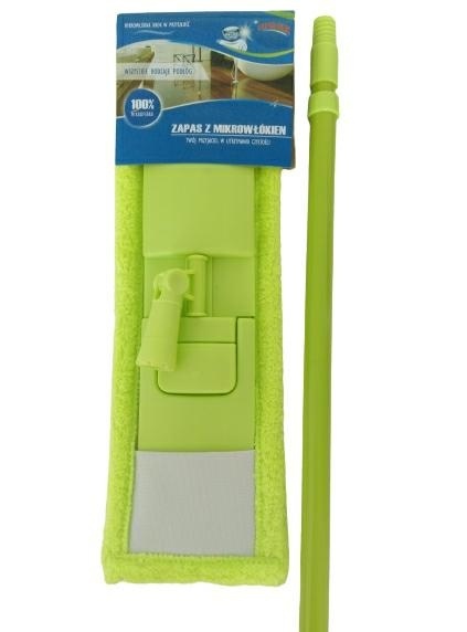 Mop Hit Micro Zielony Z Drążkiem Teleskopowym F..