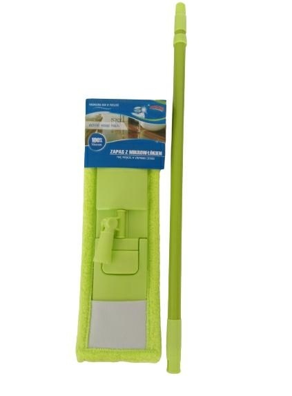 Mop Hit Micro Zielony Z Drążkiem Teleskopowym F..