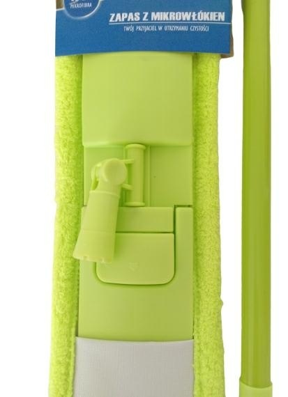 Mop Hit Micro Zielony Z Drążkiem Teleskopowym F..