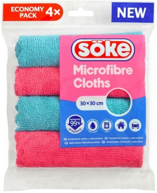 Spontex Ścierka Z Mikrofibry Soke 4szt 97044191