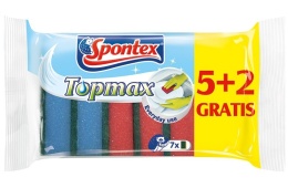 Spontex Zmywak Topmax 5+2szt 70016
