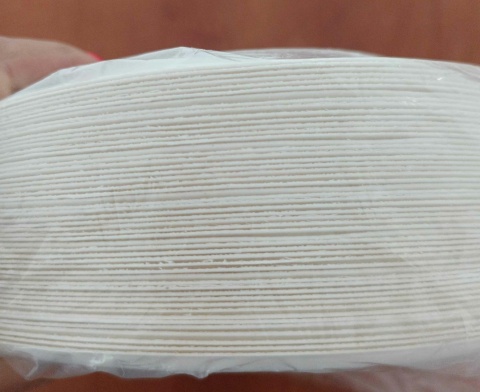 Talerz Natura Biały Z Trzciny Cukrowej 17cm 50szt..