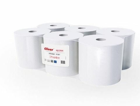 Cliver Ręcznik Midi R130/1 Biały Standard Lamix