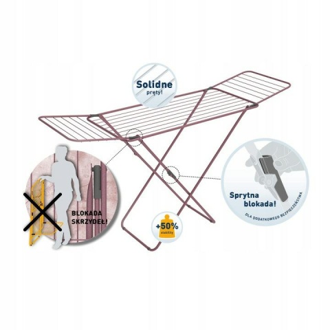 Rorets Suszarka Na Bieliznę Sussi Rose 18m 8320-70010..