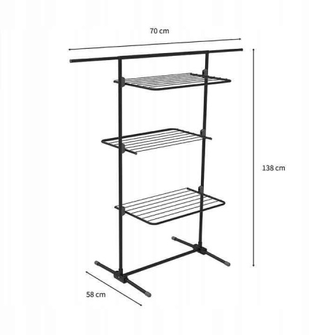 Rorets Suszarka Triple+ Czarna 2910-40000..