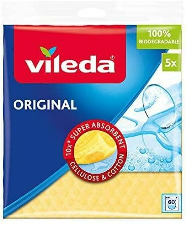 Vileda Ścierka Gąbkowa Aqua 5szt 142267 Vileda Professional