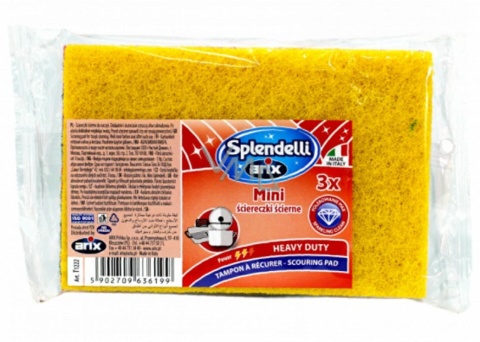 Arix Splendelli Czyściki Ścierne Kolor 3 szt W1222
