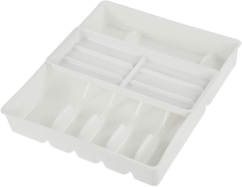 Keeeper Pojemnik Wkład Na Sztućce Z Suwakiem Biały Filippa 1046..