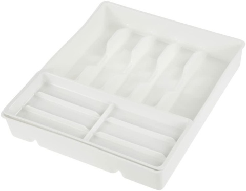 Keeeper Pojemnik Wkład Na Sztućce Z Suwakiem Biały Filippa 1046..