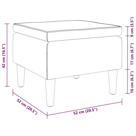  Podnóżek z drewnianymi nóżkami, ciemnozielony, obity tkaniną Lumarko! Lumarko!