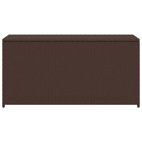  Skrzynia ogrodowa, brązowa, 120 x 50 x 60 cm, rattan PE Lumarko!
