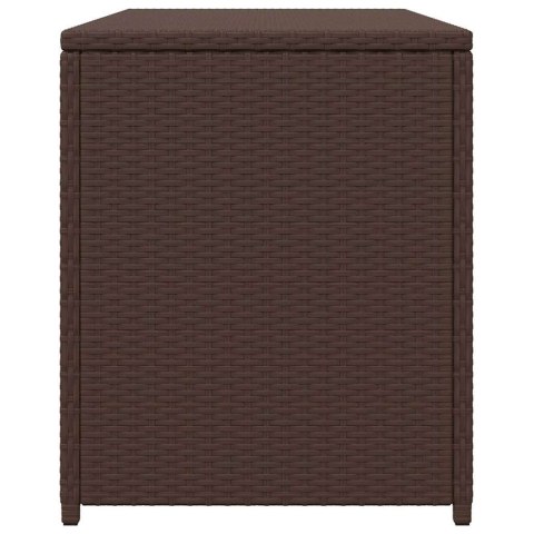  Skrzynia ogrodowa, brązowa, 120 x 50 x 60 cm, rattan PE Lumarko!