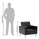  Fotel, czarny, sztuczna skóra Lumarko!