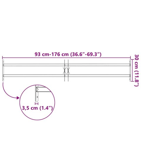Krata bezpieczeństwa na okno z regulacją 1000-1500 mm Lumarko!
