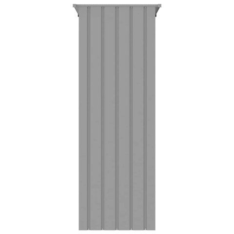 VidaXL Woliera, szara, 115x78x200 cm, galwanizowana stal