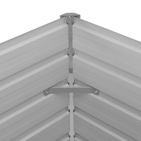  Donica do podniesionej grządki, 100x100x77 cm, stal, zielona Lumarko!