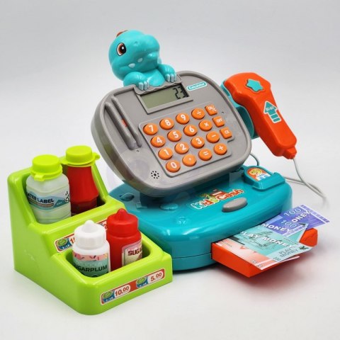 Kasa Sklepowa z Półką DINO Niebieski Lumarko!