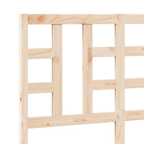  Wezgłowie łóżka, 126x4x100 cm, lite drewno sosnowe Lumarko!