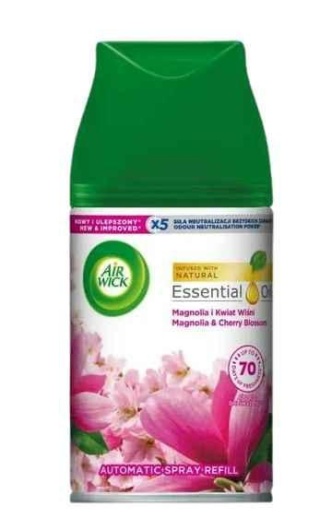 Air Wick Odświeżacz Zapas 250ml Magnolia Kwiat Wiśni...