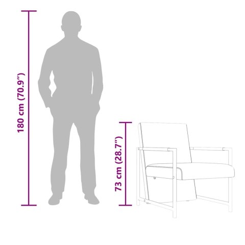  Fotel z chromowanymi nóżkami, czarny, sztuczna skóra Lumarko!