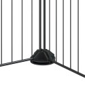  Klatka dla zwierząt, 8 paneli, czarna, 35x35 cm, stalowa Lumarko!