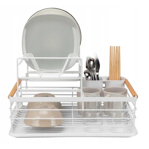 SUSZARKA DO NACZYŃ Z OCIEKACZEM I TACĄ E-8078