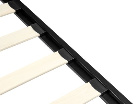 Łóżko Metal RODEZ 160 x 200 cm Czarny