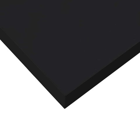  Półki ścienne, 2 szt., czarne, 60x23,5x3,8 cm, MDF Lumarko!