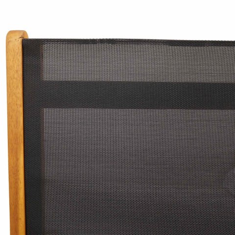  Składane krzesła ogrodowe, 2 szt., drewno akacjowe i textilene Lumarko!