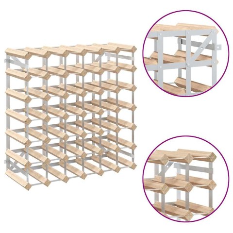  Stojak na 42 butelki wina, lite drewno sosnowe Lumarko!