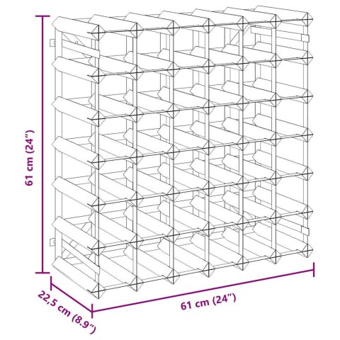  Stojak na 42 butelki wina, lite drewno sosnowe Lumarko!
