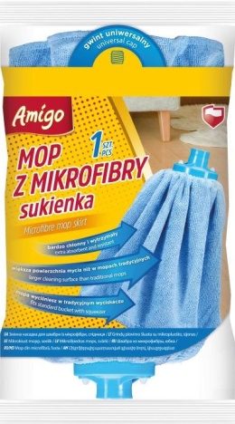 Gosia Amigo Wkład Do Mopa Microfibra Sukienka Niebieski 7674..
