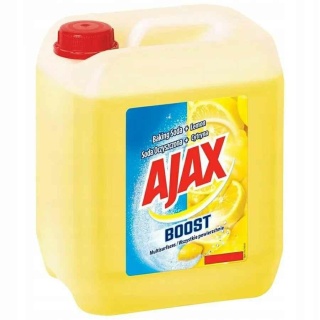 Ajax Płyn Uniwersalny 5l Soda+Cytryna Żółty..
