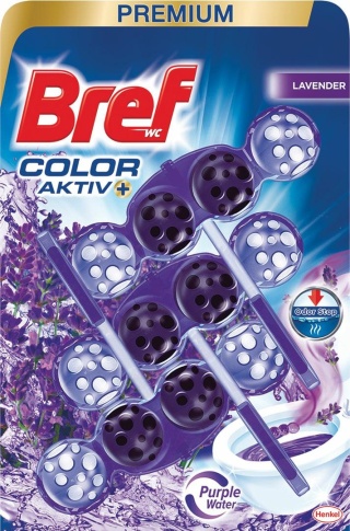 Bref Zawieszka Barwiąca Do Wc 3x50g Lavender..