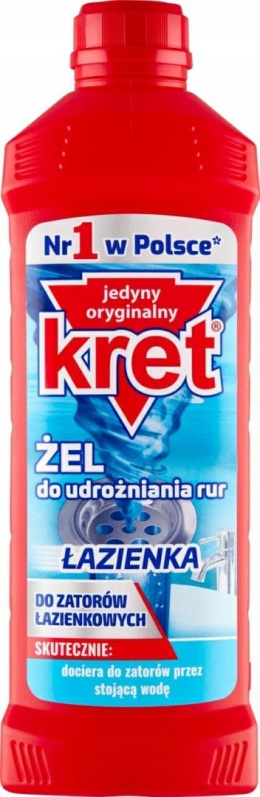 Kret Żel Do Udrożniania Rur Łazienka 500g..