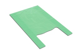 Reklamówki Jednorazowe Foliowe 25x45 100szt Mocne Zielone..
