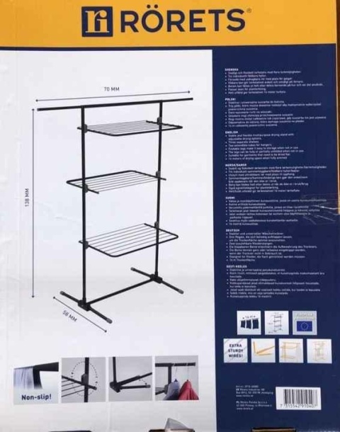 Rorets Suszarka Triple+ Czarna 2910-40000..