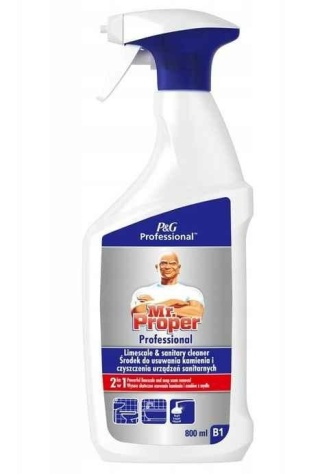 Mr.Proper 800ml Środek Do Usuwania Kamienia I Czyszczenia Urządzeń Sanitarnych..