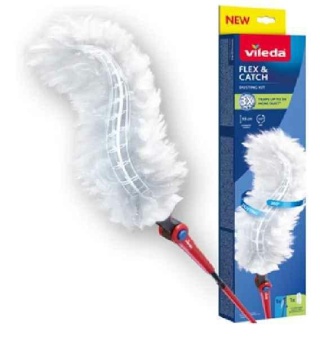 Vileda Miotełka Do Kurzu Kurzawka Z Długą Rączką Flex&Catch + 1 Wkład 179434..