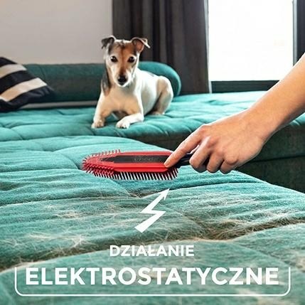 Vileda Pet Pro Szczotka Gumowa Ręczna Electrostatic Brush 173019 CN..