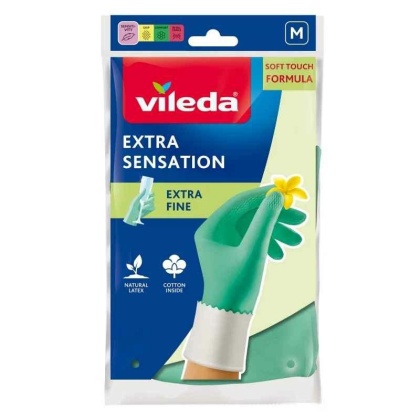 Vileda Rękawice Extra Sensation Rozmiar M 177492..
