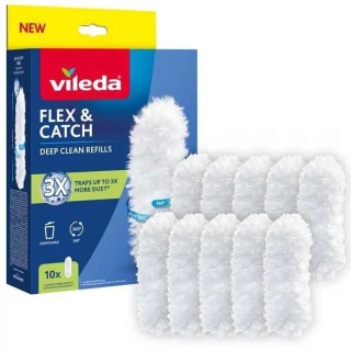 Vileda Wkłady Do Miotełki Do Kurzu Kurzawki Flex&Catch 10szt 177662 CN..