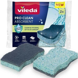 Vileda Zmywak Pro Clean Absorbent Viscose 2szt 179700 SI..