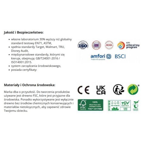 CLASSSIC WORLD Tablica Manipulacyjna Wielofunkcyjna 6w1 Straż Lumarko!