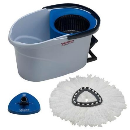 Vileda UltraSpin Starter Kit Zestaw Wiadro+Wyciskacz+Wkład+Uchwyt 152910..