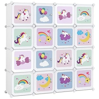 Półka Cube Wielofunkcyjna Szafka Z 16 Drzwiami W Kształcie Kostki System Półek LPC906W01